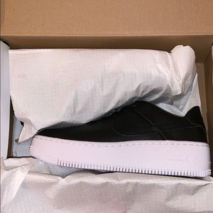 Black Nike Air force One Sage Lows